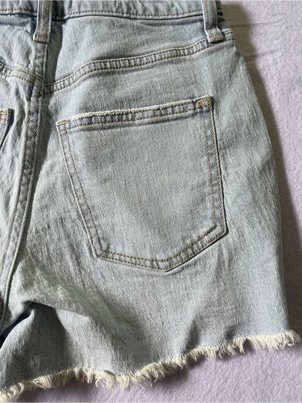 Universal Thread Light Blue Distressed Jean Shorts